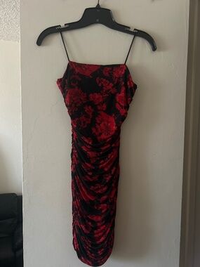 Red Sherri Blossom Dress